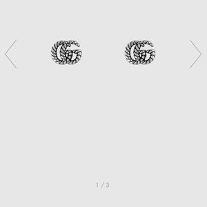 Gucci earring studs. New. Wore once. Just got them.